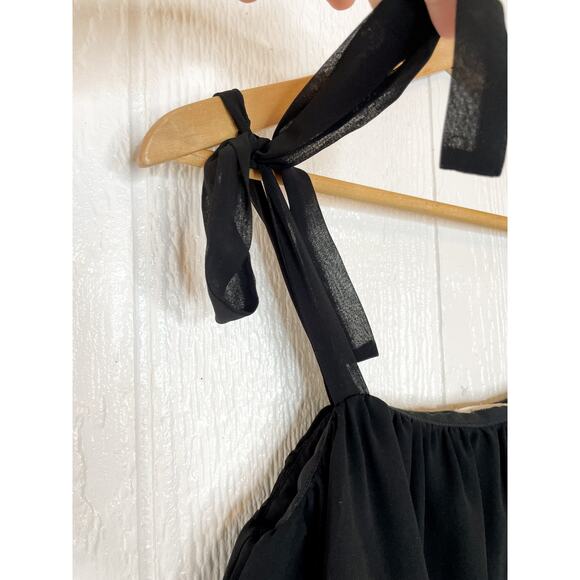 TULAROSA X REVOLVE Black Lace Trim Ruffled Maxi XS - Picture 8 of 13